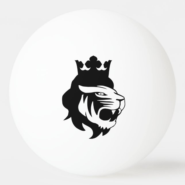 Lion king head ping pong ball (Front)