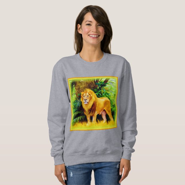 Lion King In The Jungle. Buy Now Sweatshirt (Front Full)