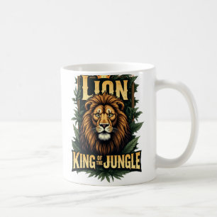 Lion : king of the jungle Coffee Mug
