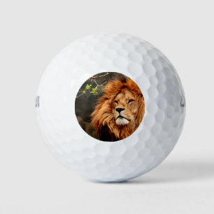 Lion, King of the Jungle Golf Balls