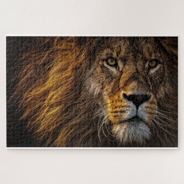 Lion King of the Jungle Jigsaw Puzzle (Horizontal)