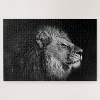 "Lion King of the Jungle Jigsaw Puzzle