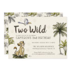 Lion King Two Wild Second Birthday Invitation