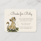 Lion King's Simba Books for Baby Insert Card