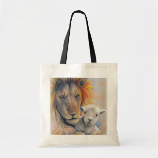 "Lion & Lamb" Tote Bag