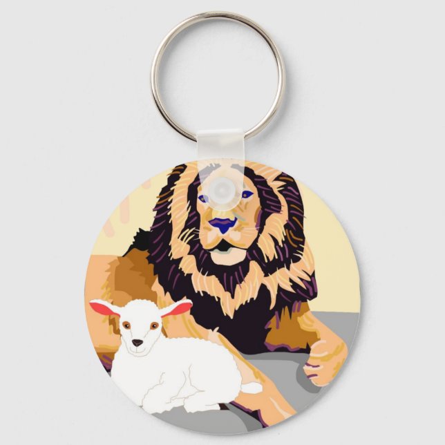 Lion Lamp Key Chain (Front)