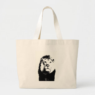 Lion Large Tote Bag