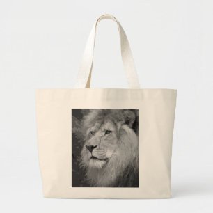 Lion Large Tote Bag