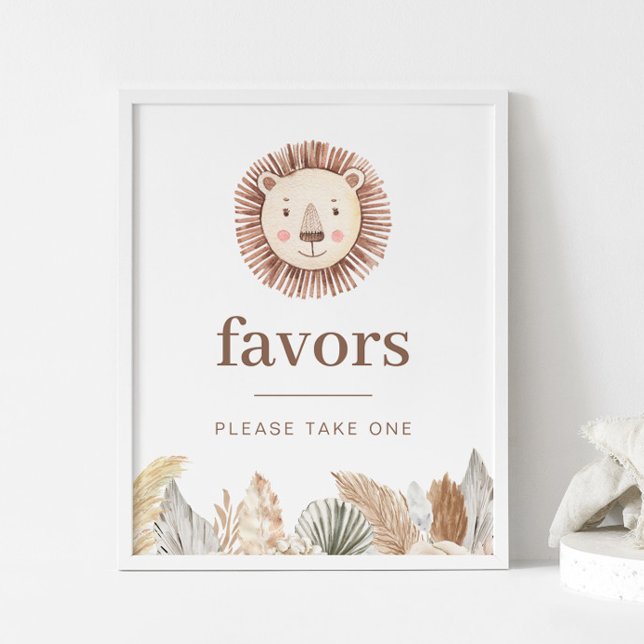 Lion Leaf Neutral Favours Sign (Creator Uploaded)