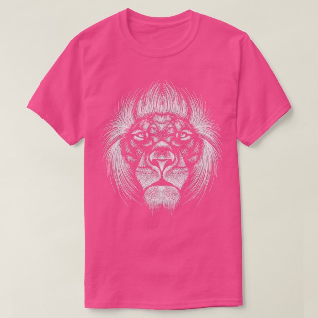 Lion Leo Zodiac Jungle Safari Wild Animal T-Shirt (Design Front)