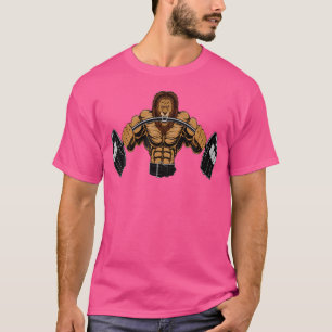 Lion Lifting Weightlifting T-Shirt