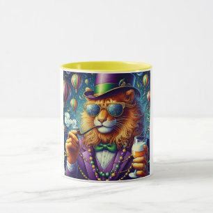 Lion/Louisiana Mardi Gras  Mug
