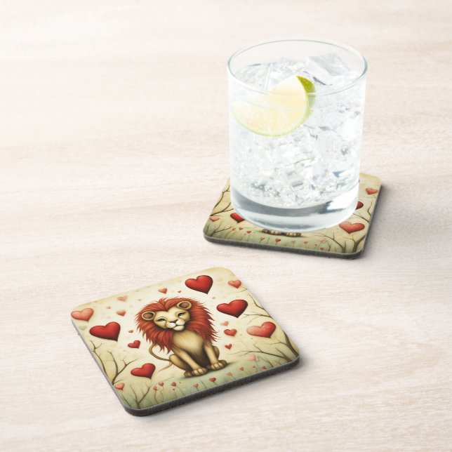 Lion Love 2 Coaster (Right Side)