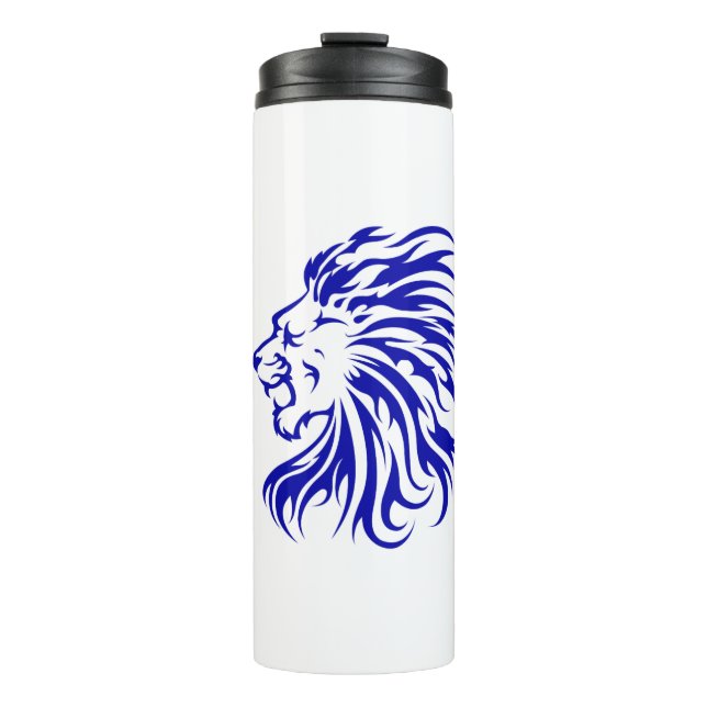 Lion lover gifts,lion anniversary birthday wedding thermal tumbler (Front)