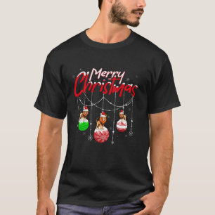 Lion Lover Xmas Decoration Santa Lion Christmas Lo T-Shirt