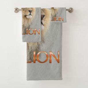 Lion Lovers Bath Towel Set