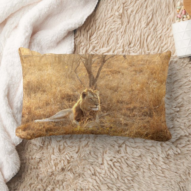 Lion Lumbar Cushion (Blanket)