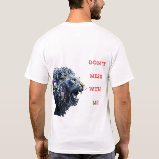 Lion made of shattered glass. T-Shirt