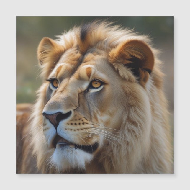 Lion Magnetic Card (Front)