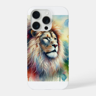 Lion Majesty 200824AREF131 - Watercolor iPhone 15 Pro Case