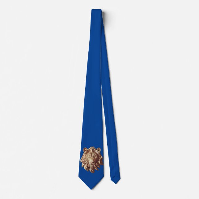Lion men's tie (Front)