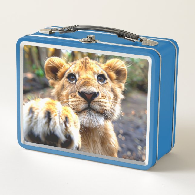 Lion Metal Lunch Box (Front)