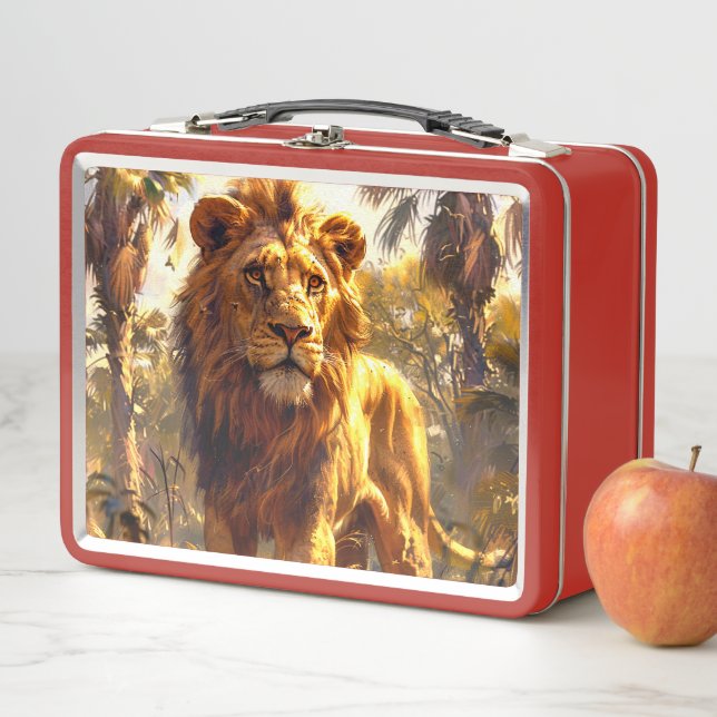 Lion Metal Lunch Box (In Situ)