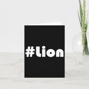 #lion Motivational Inspirational Success Quote  Card