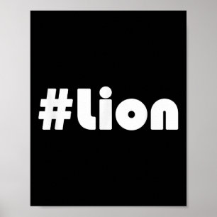 #lion Motivational Inspirational Success Quote Poster