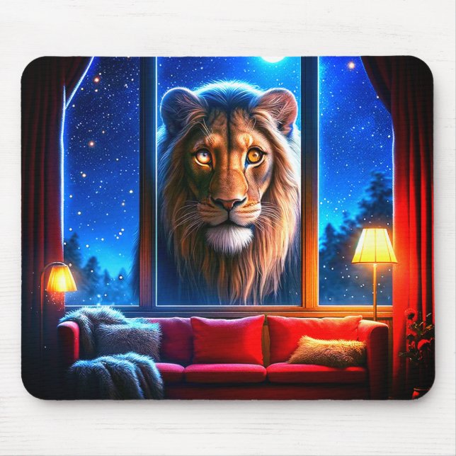 Lion Mouse Pad (Front)