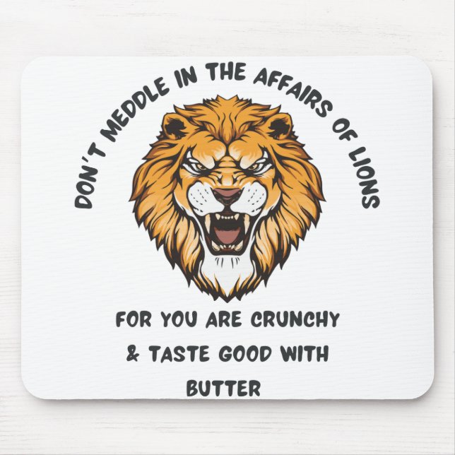 Lion mousepad   (Front)