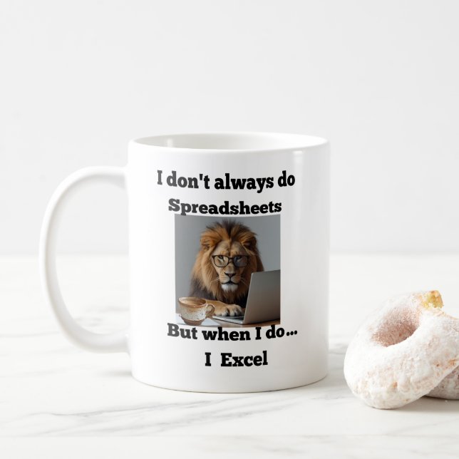 Lion mug (With Donut)