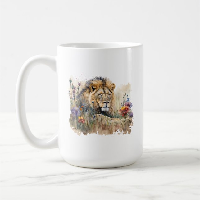 Lion Mug (Left)