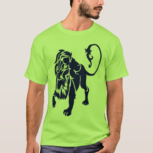 lion NAVY T-Shirt (Front)
