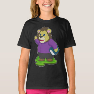 Lion Nerd Book T-Shirt