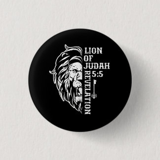 Lion of Judah 5 5 Christian Graphic Design Christi 3 Cm Round Badge