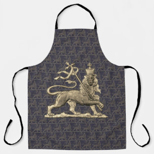 Lion of Judah Apron Jah Army Rasta Chef Apron