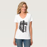 Lion of Judah Bold Half Lion Half Cross Christian