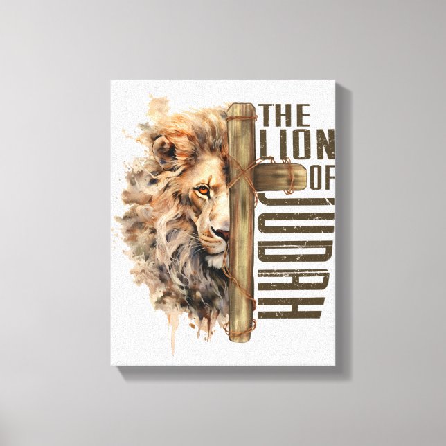 Lion of Judah Canvas Art (Front)