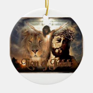 Lion of Judah Ceramic Tree Decoration