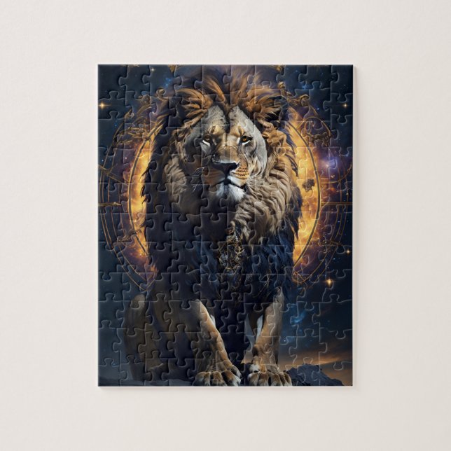Lion of Judah Christian Jesus Christ Faith Jigsaw Puzzle (Vertical)