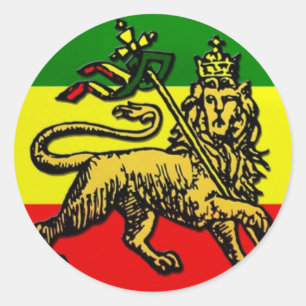 Lion of Judah Classic Round Sticker