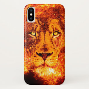 Lion of Judah Flaming Red Case-Mate iPhone Case