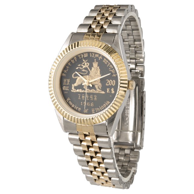 Lion of Judah - Haile Selassie - Rastafari Watch A (Angled)