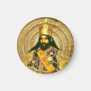 Lion of Judah Jah Army Haile Selassie Rasta Roots Magnet
