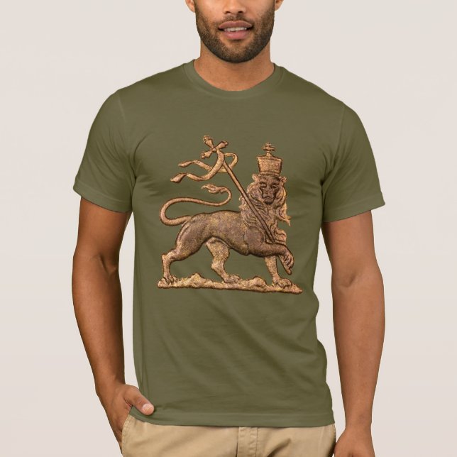 Lion of Judah - Jah Army - Haile Selassie - Shirt (Front)