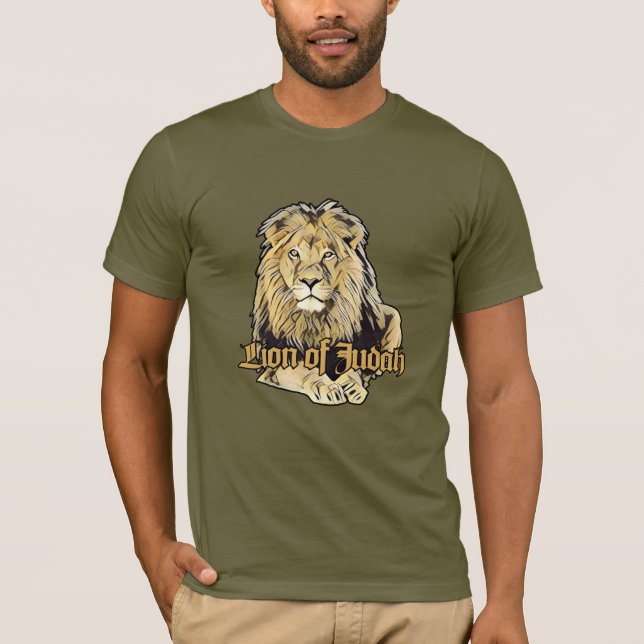 Lion of Judah - Jah Army Reggae Rasta Shirt (Front)