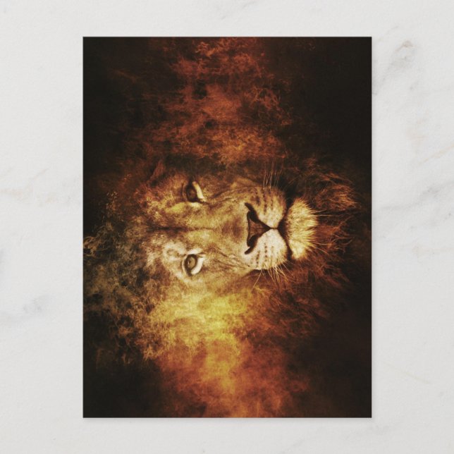 Lion of Judah - Jah Rastafari - Postcard (Front)