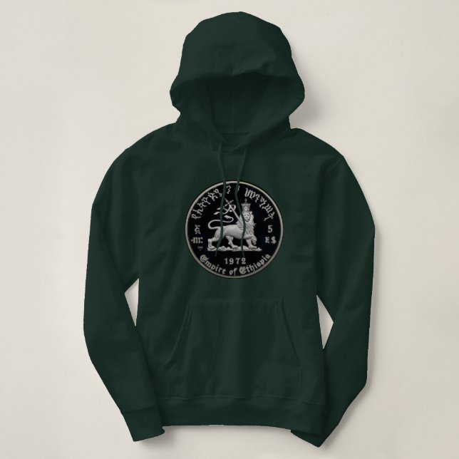 Lion of Judah - Jah Rastafari Rasta Queen Hoodie (Design Front)