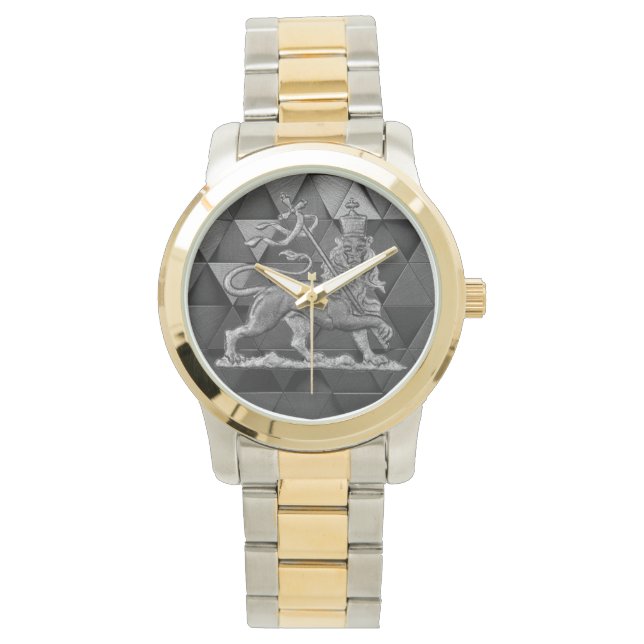 Lion of Judah Jah Rastafari Rasta Reggae Roots INI Watch (Front)